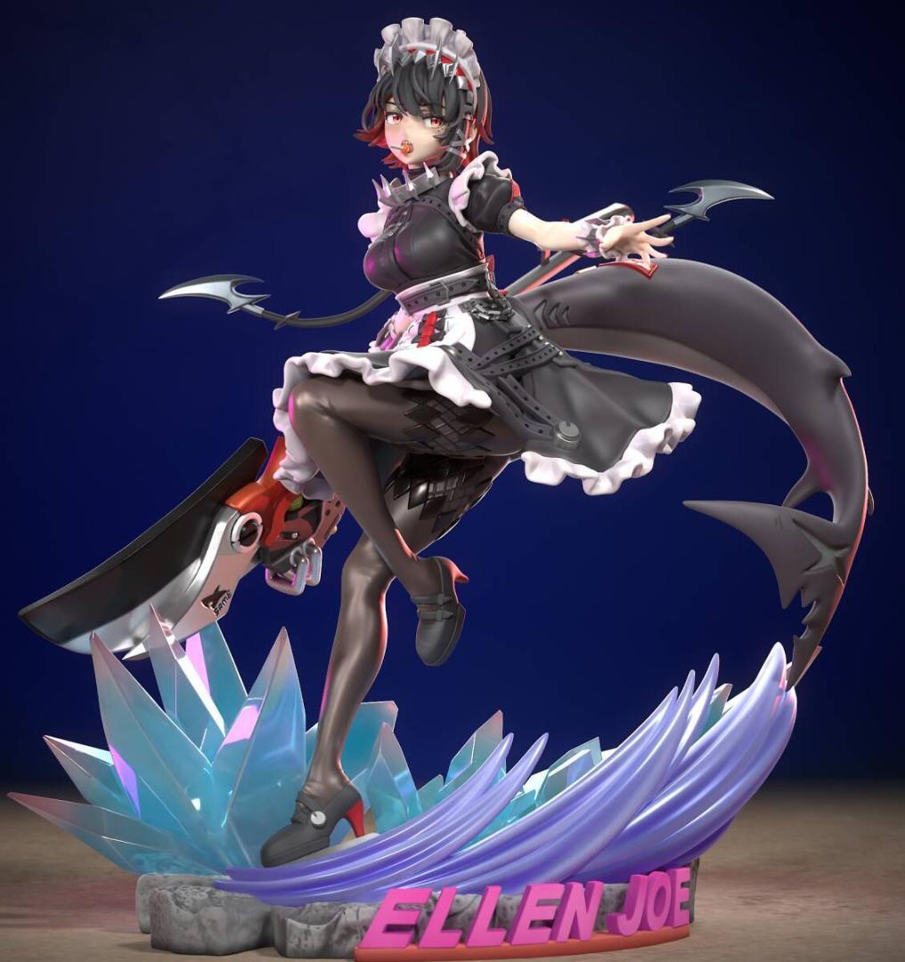 1/8 ゼンレスゾーンゼロ　エレン・ジョー 未塗装未組立 ゼンゼロ