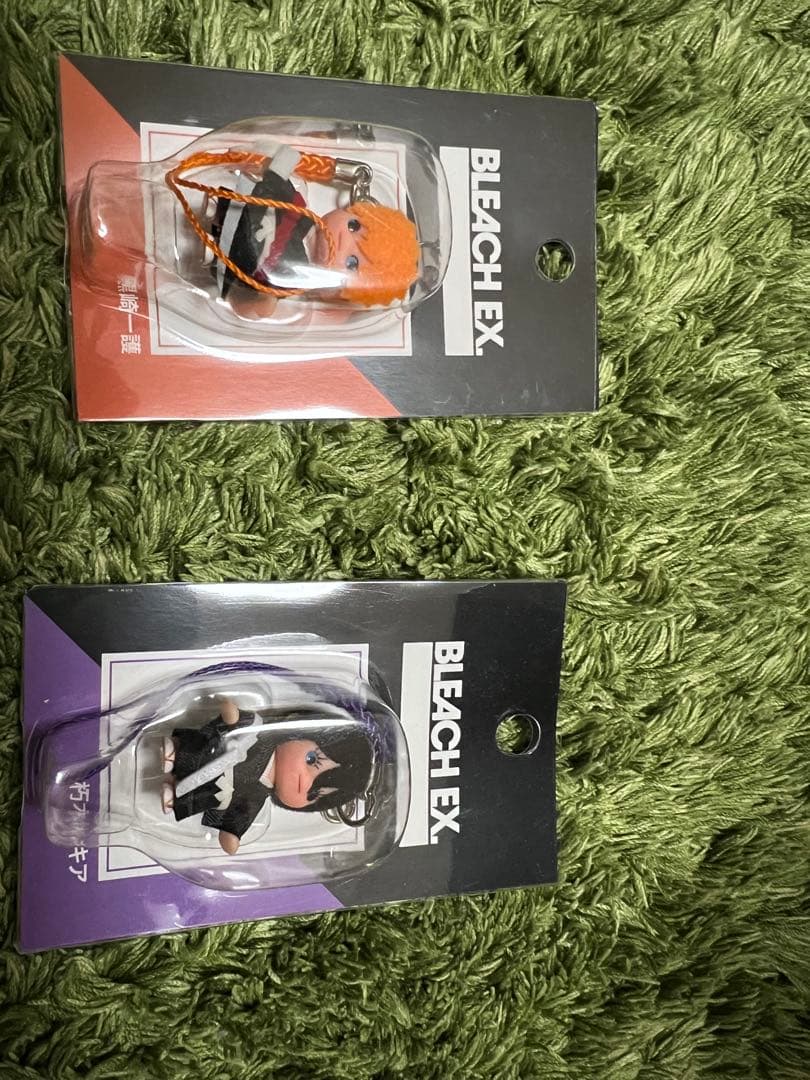 BLEACH EX. 原画展 朽木ルキア 黒崎一護　コスチュームキューピー