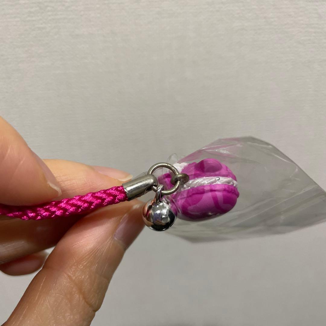 【激レア】ハローキティ　ストラップ　スイーツ　マカロン　ピンク　新品未使用