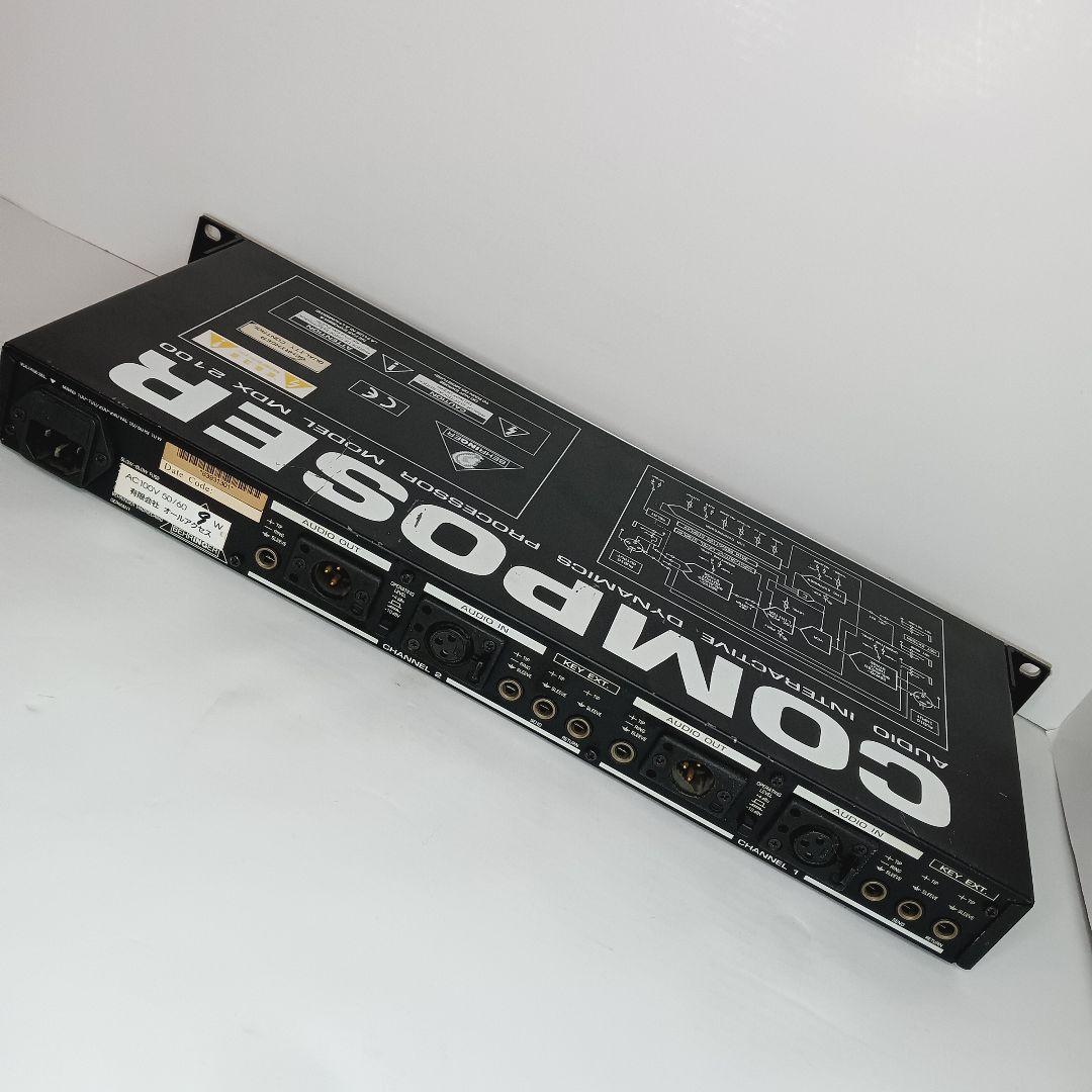 動作品 BEHRINGER ベリンガー MDX2100 コンプレッサー