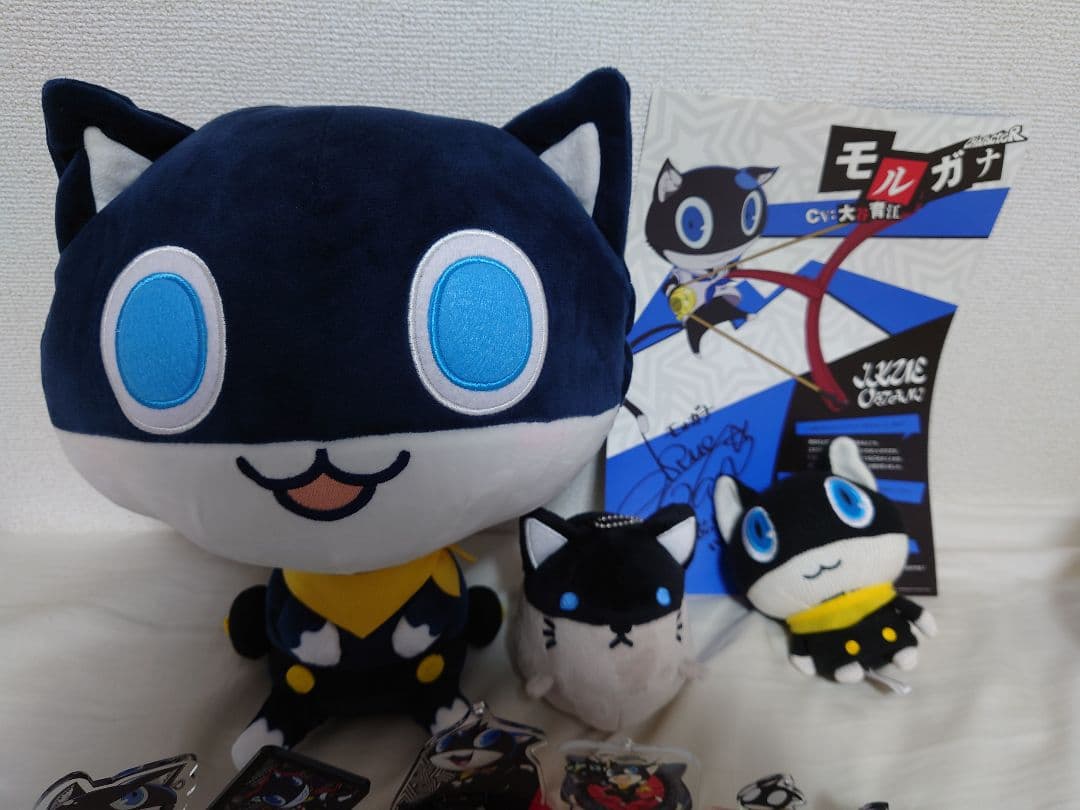 キ*ん様 ペルソナ5 モルガナ モナ ぬいぐるみ アクリルスタンド 缶バッジ ま