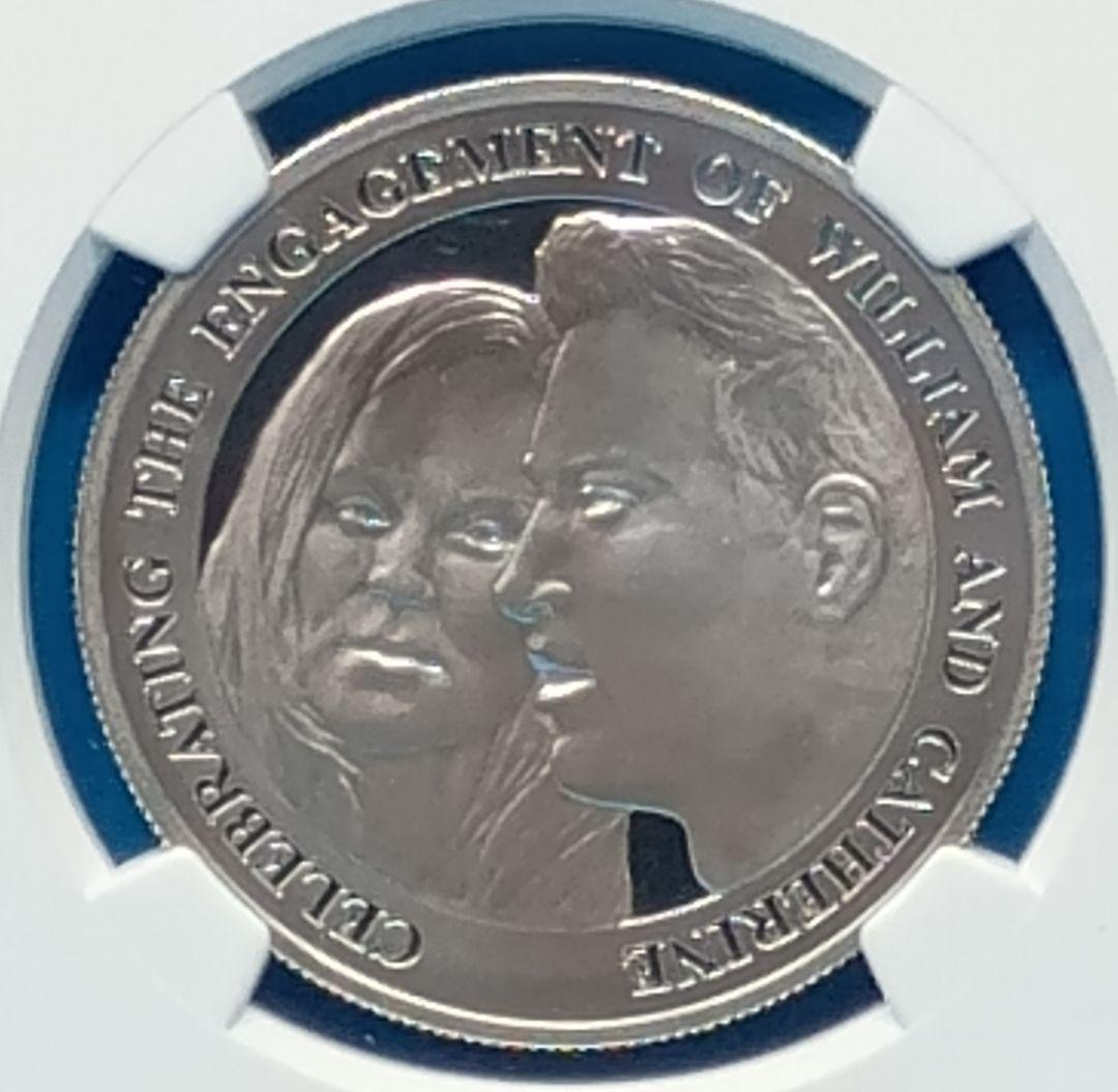 2010 オルダニー ウィリアム王子キャサリン妃婚約記念 NGC PF69UC