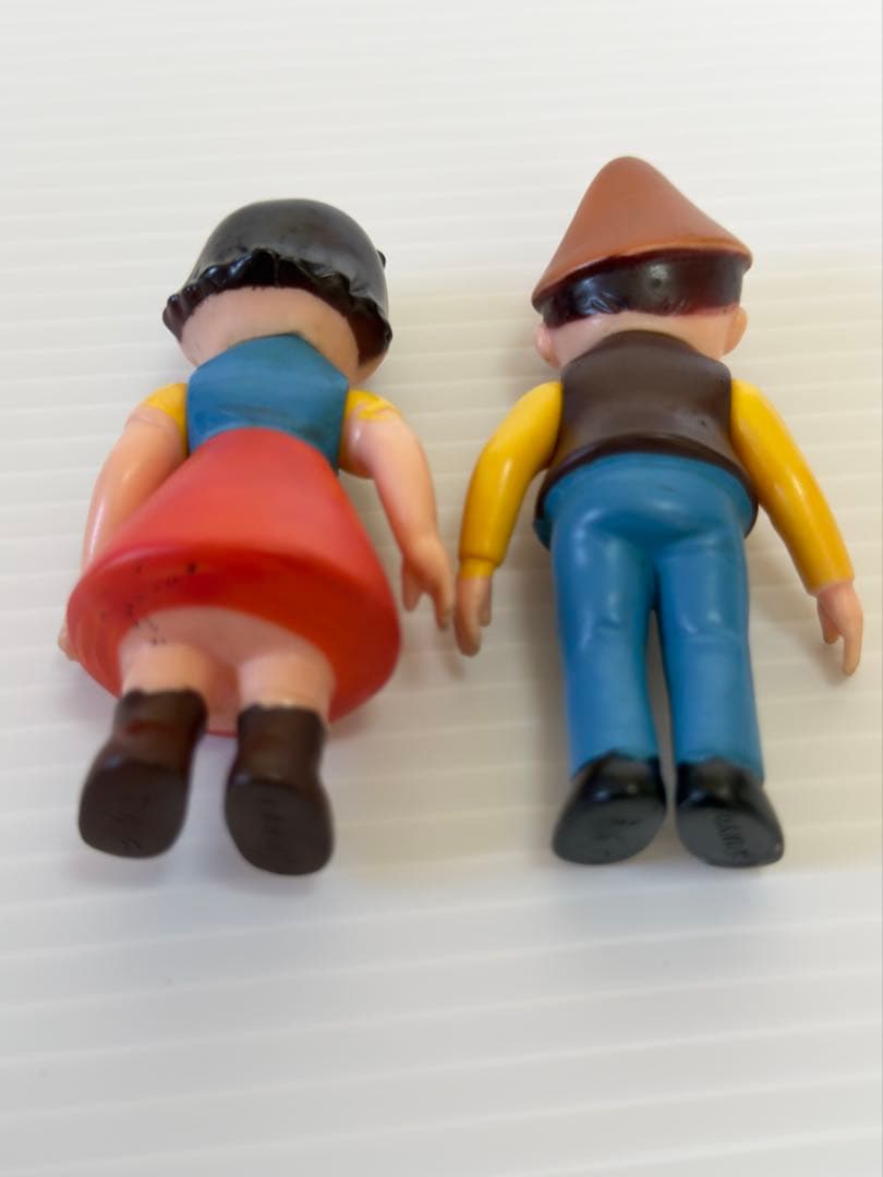 昭和レトロ ZUIYO タケミ ハイジ ペーター ソフビ 当時物 2体セット