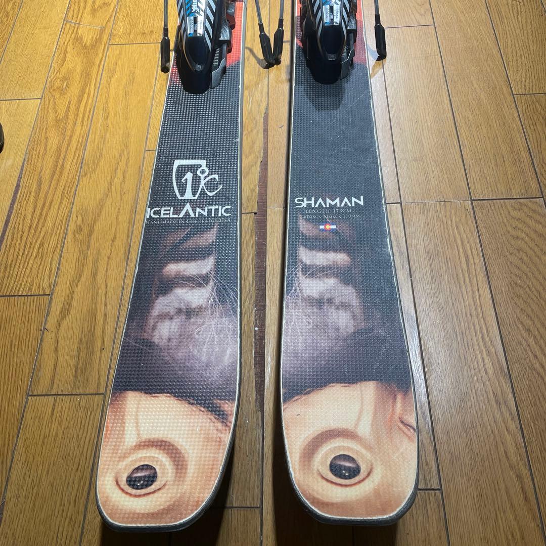 名機icelanticアイスランティックShaman174 マーカー金具セット