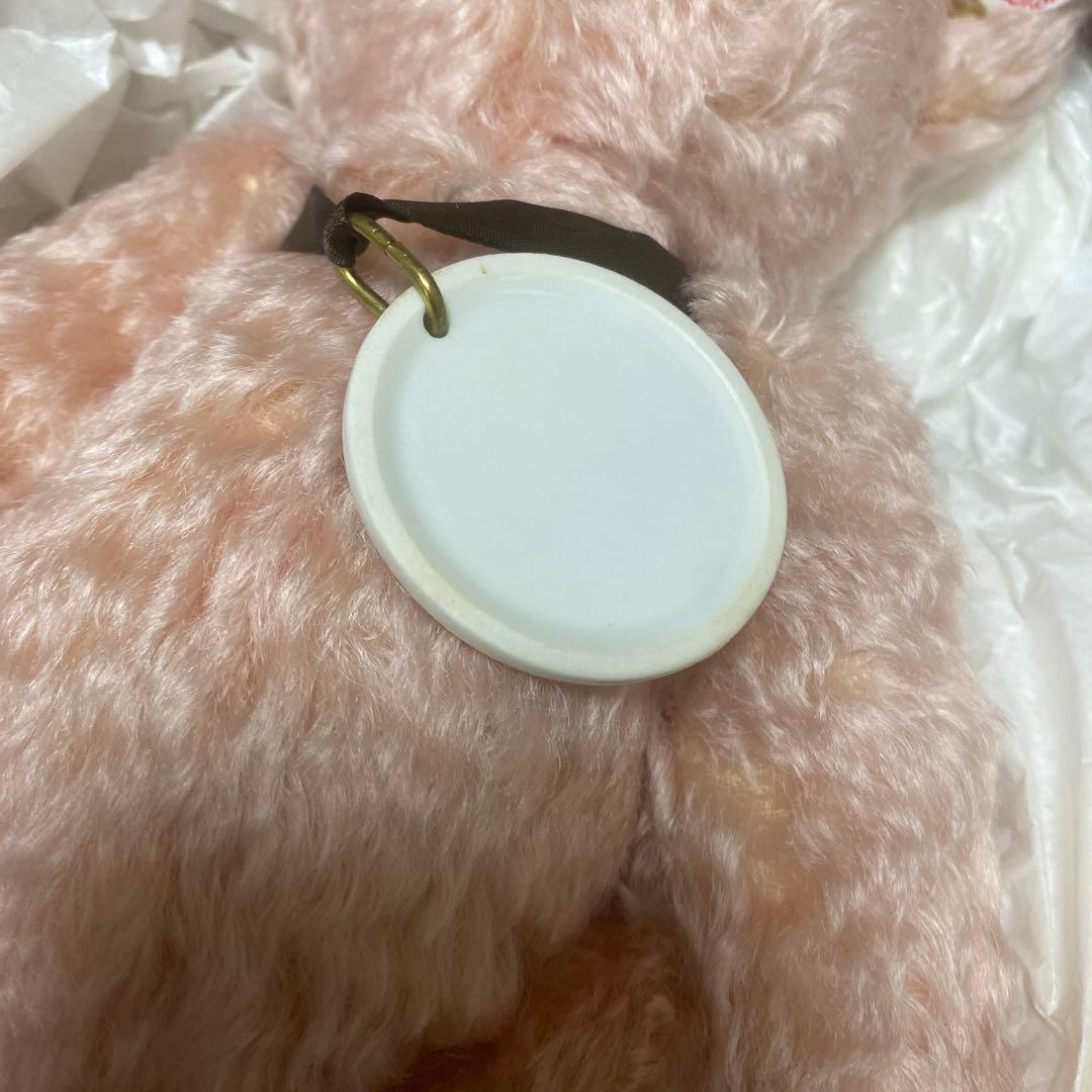 【白タグ】シュタイフ　テディベア　2003 ピンク