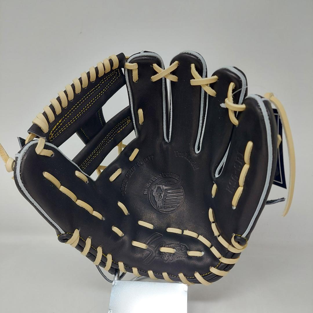 久保田スラッガー 硬式グラブ 内野 KSG-SR1 右投用 ブラック×トレンチ