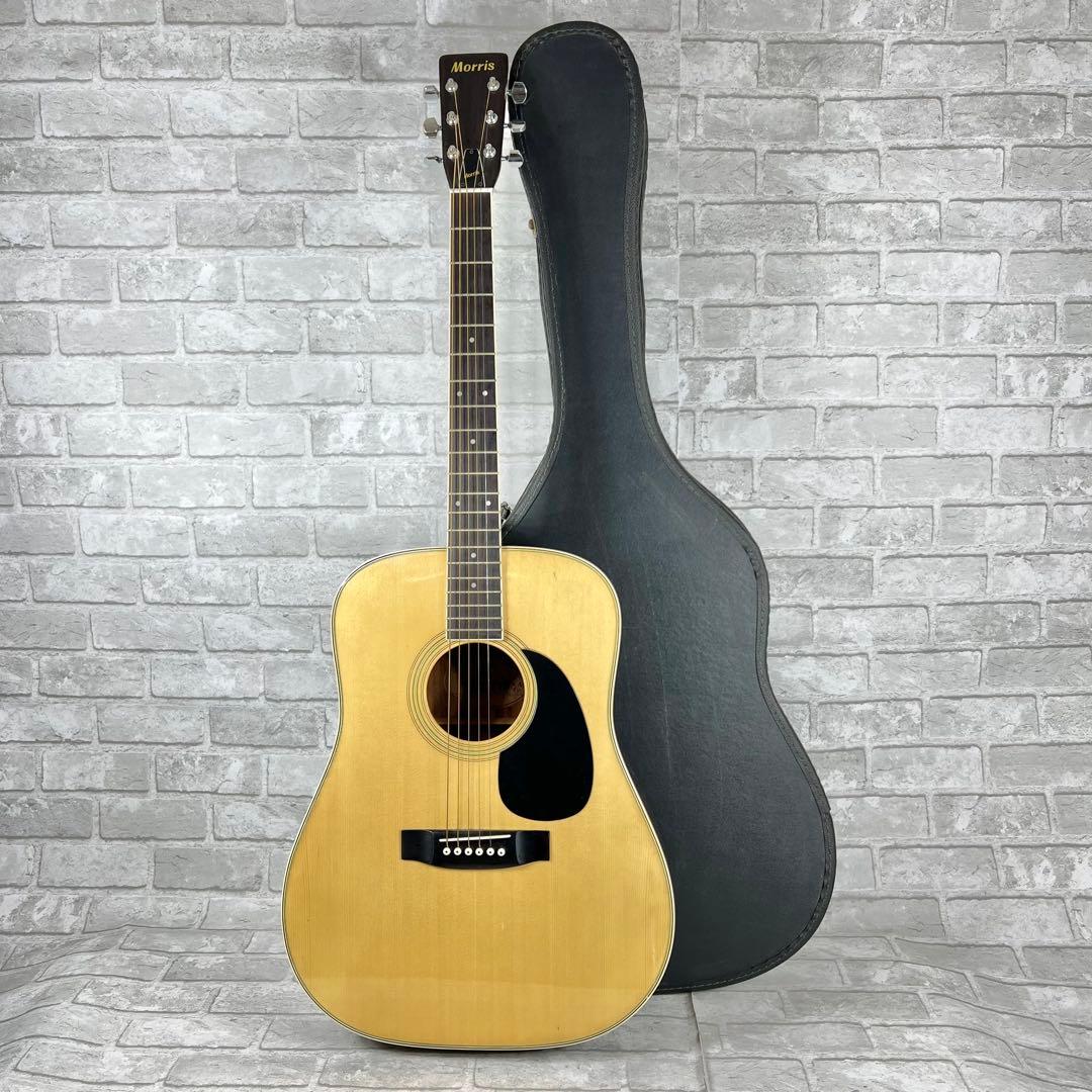 morris モーリス アコースティックギター ケース付き