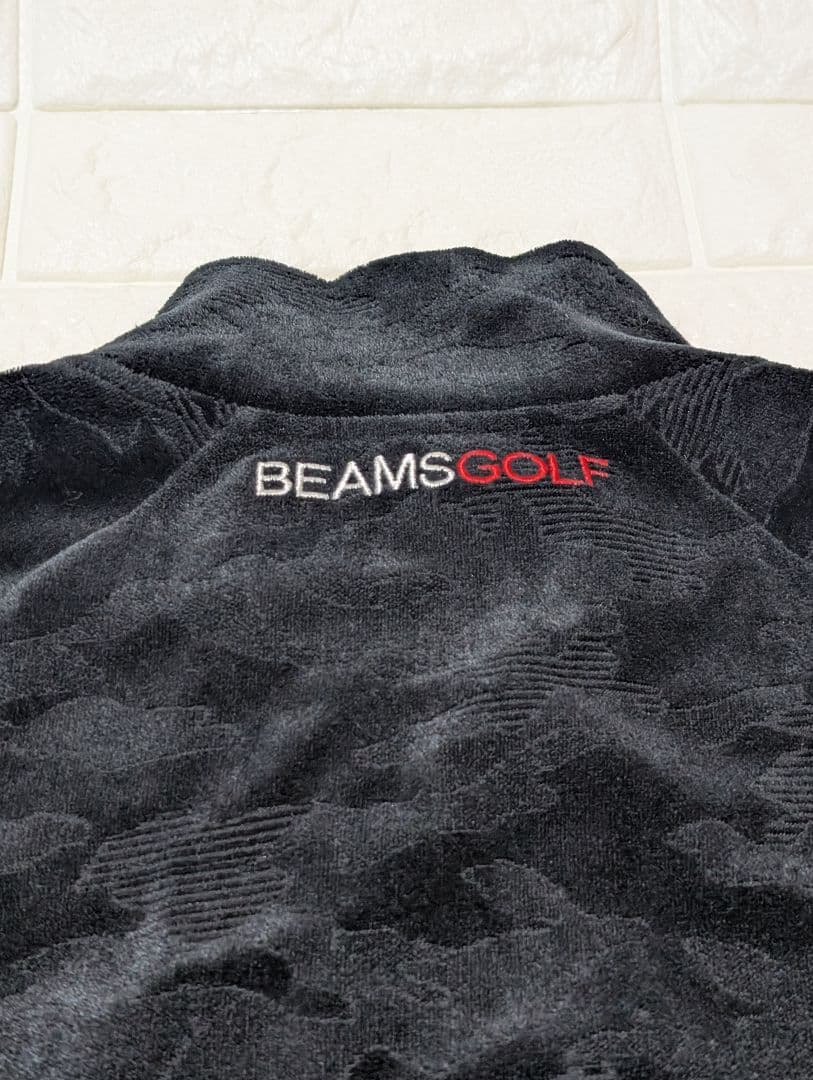 BEAMS GOLF ビームスゴルフ 迷彩フルジップ ベロア ジャケット