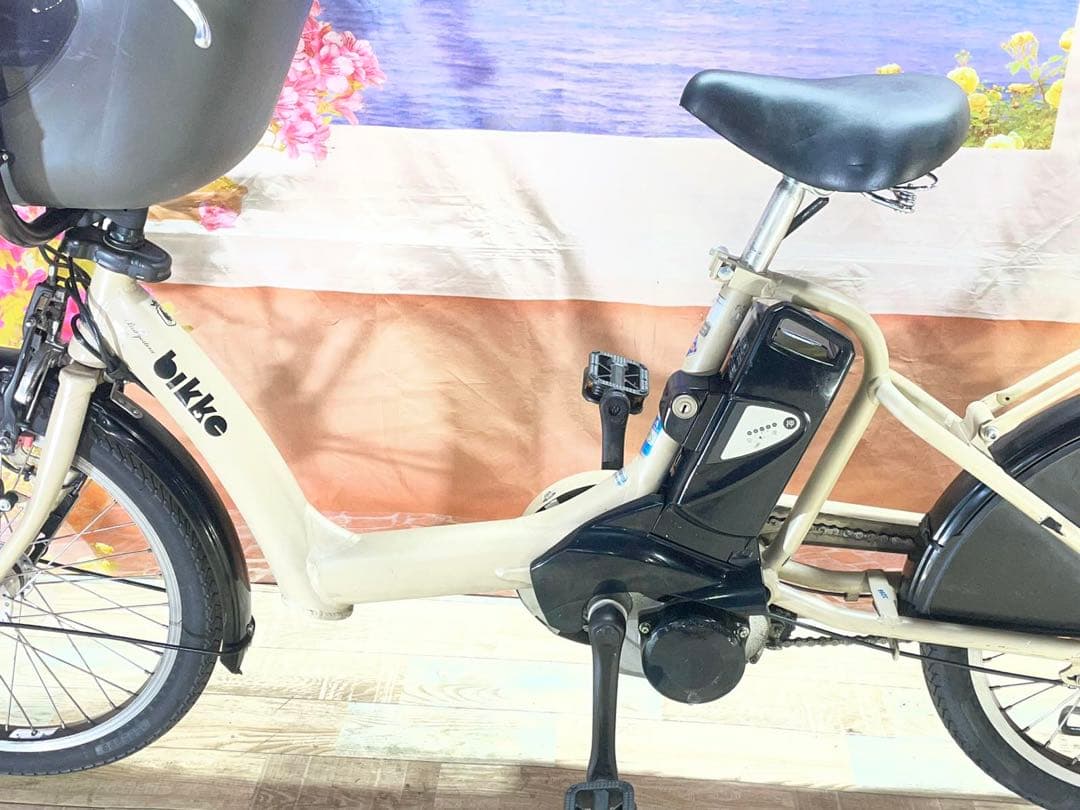 超人気！BIKKEビッケ13AH！⭐️子供乗せ電動アシスト自転車Y3256