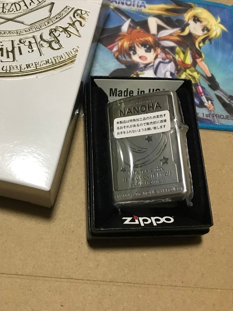 美品未使用 魔法少女リリカルなのは　ZIPPO　フェイト テスタロッサ ジッポー