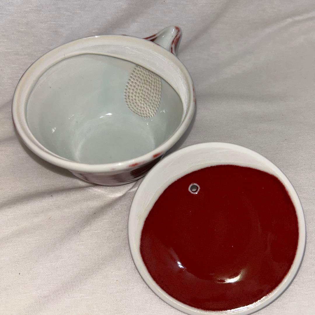 朝日焼窯元　七十四代　朝日豊斎　窯変　煎茶器　共箱