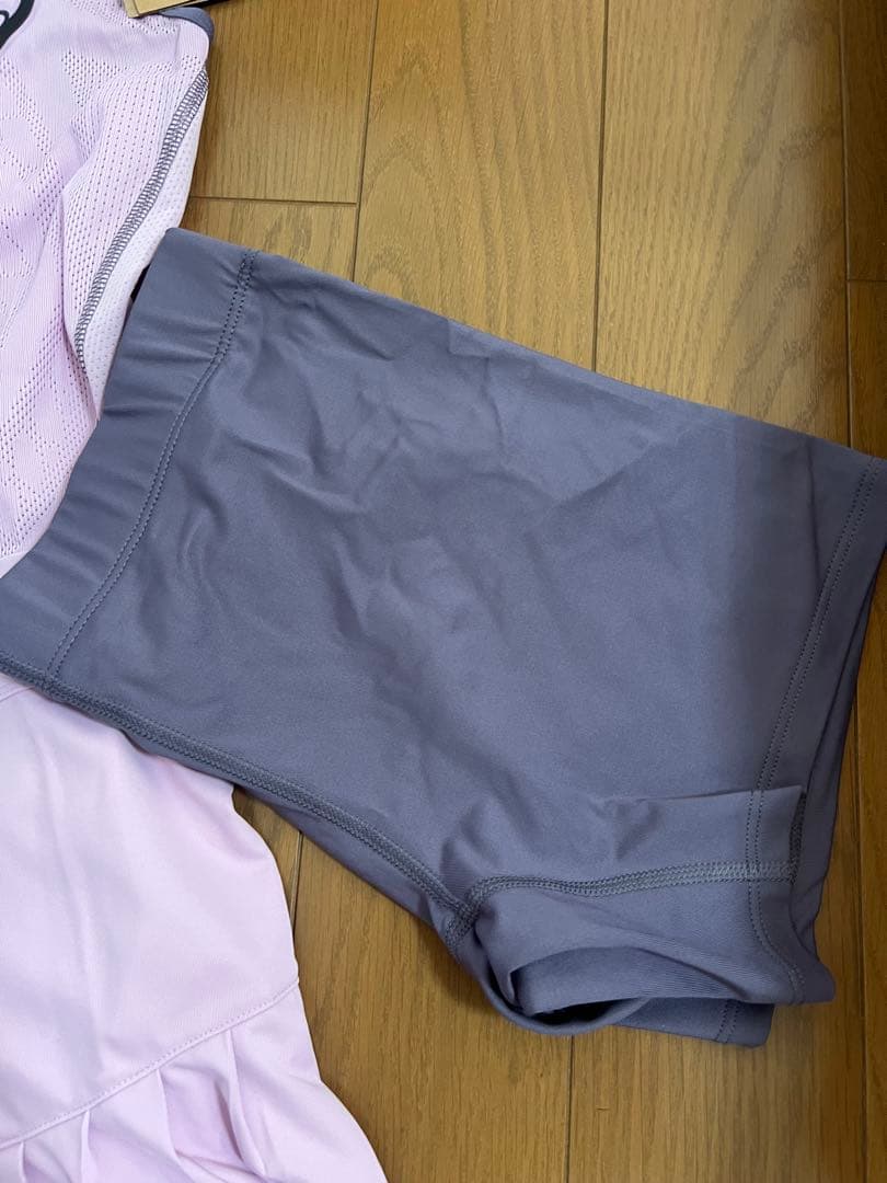 【新品】ASICS MATCH DRESS Sサイズ LIGHT UBE