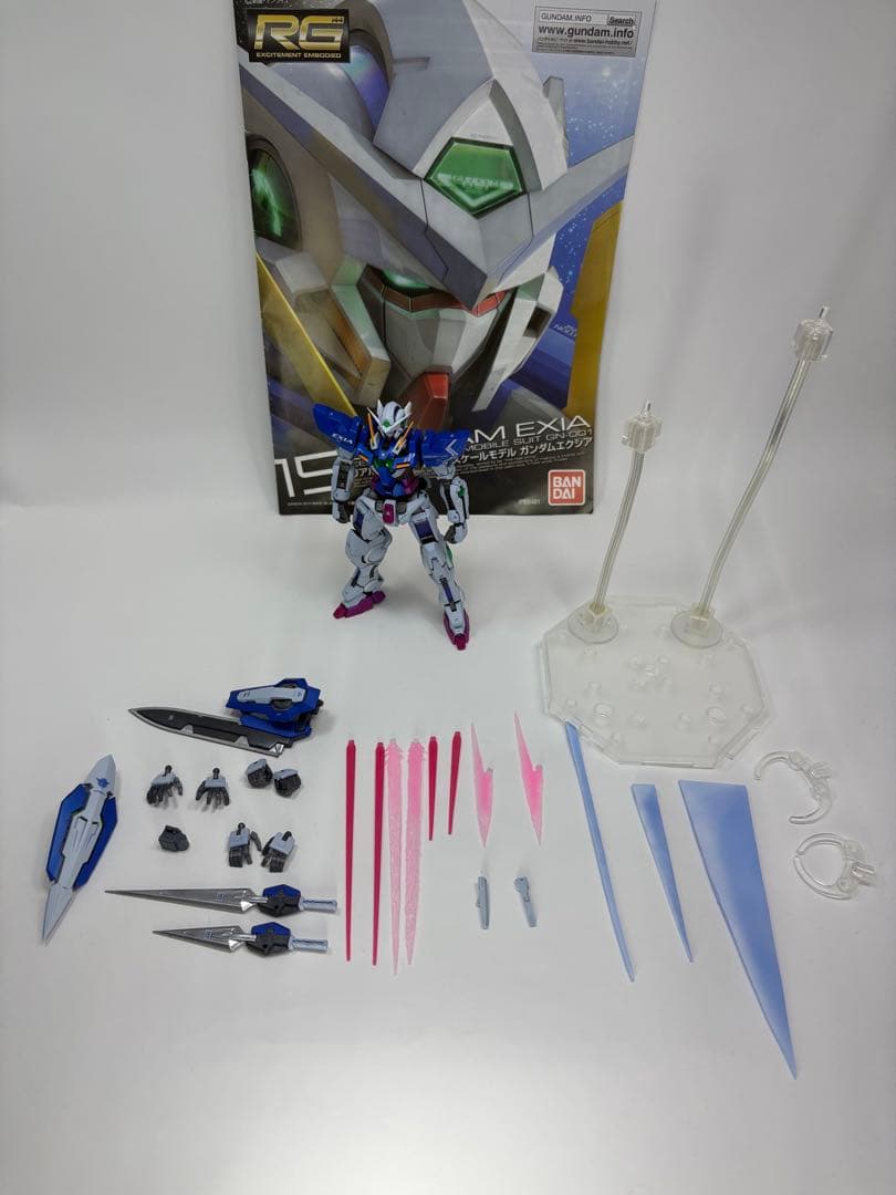 RG 1/144 ガンダムエクシア｜全塗装 メタルビルド風｜