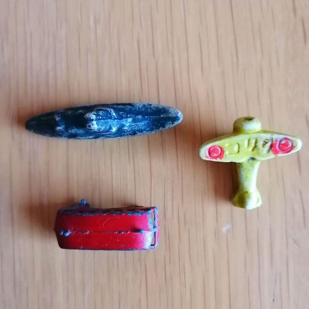 [戦前レトロ品]グリコ　ビスコ　おまけ3点セット　おもちゃ　レトロ　アンティーク