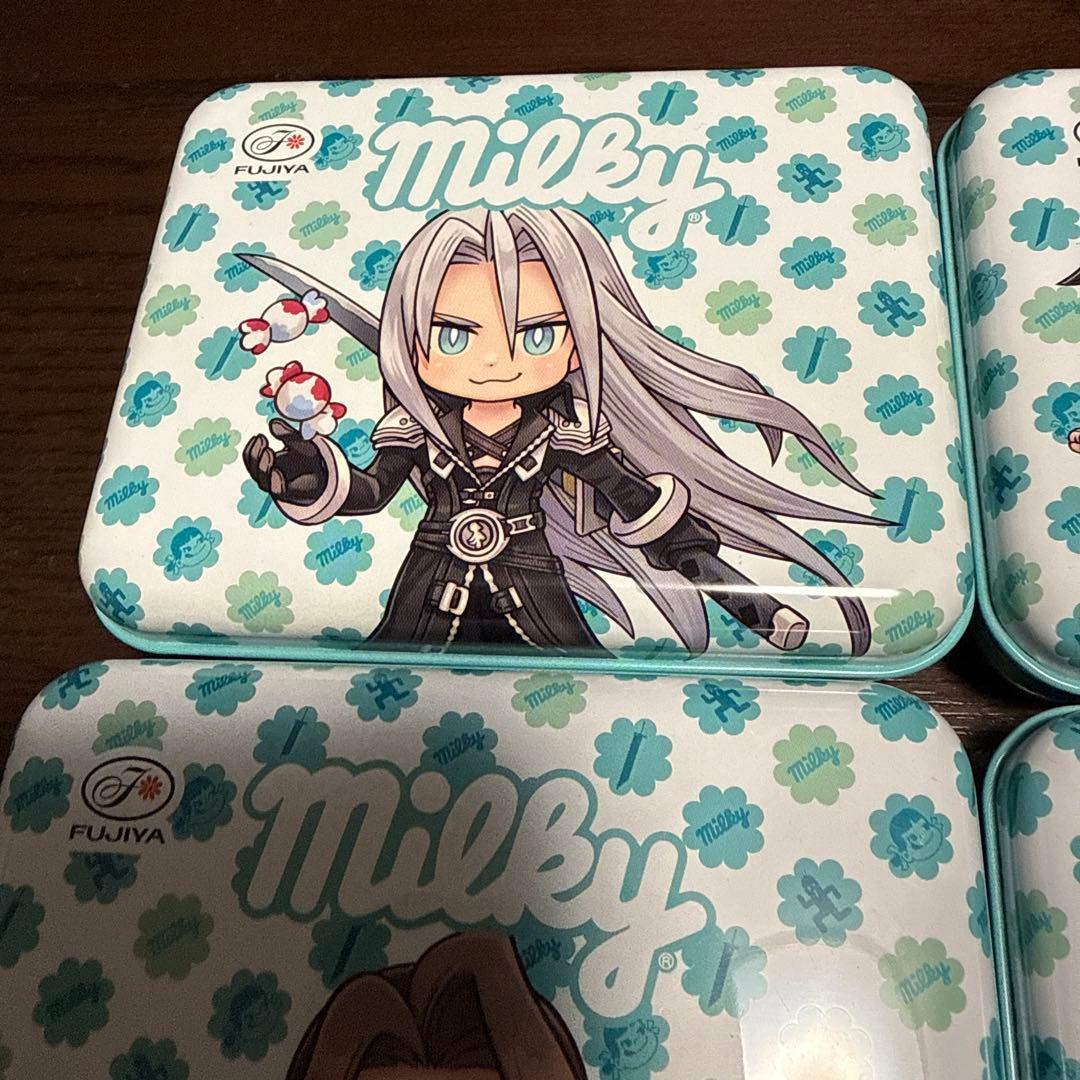 不二家×「FINAL FANTASY VII EVER CRISIS」ミルキー缶