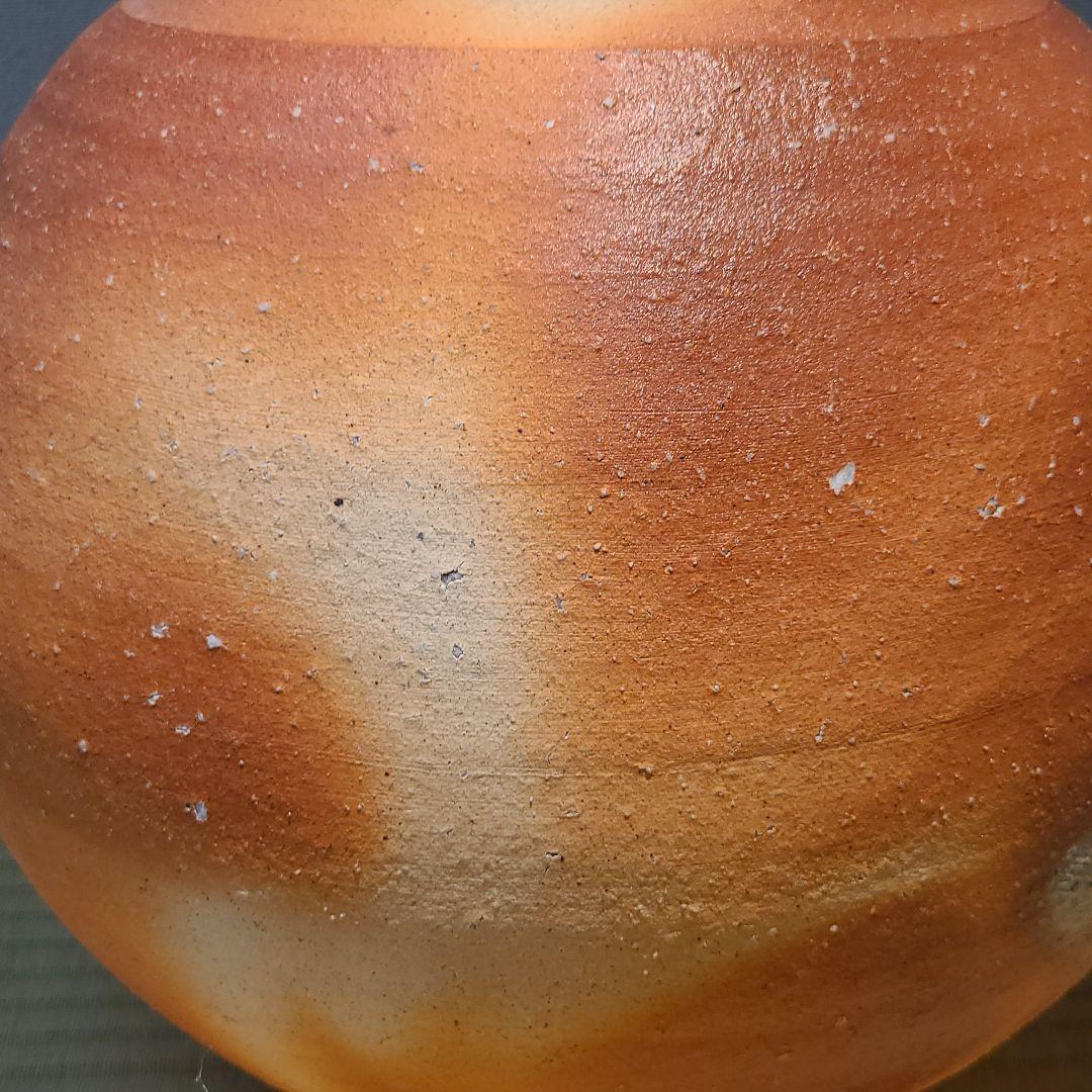 信楽焼 荒川智作 壷 径1尺2寸（約36cm） 共箱 本物保証