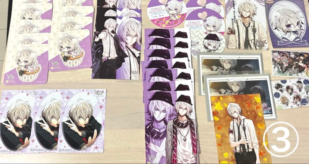 カラーマリス 岡崎契 缶バッジ メセカ ポストカード