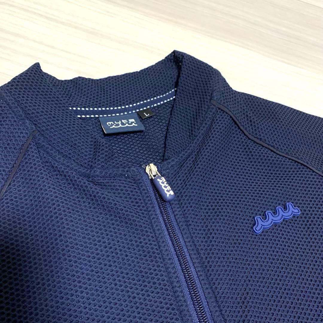 【美品】muta MARINE フルジップ メッシュ ジャケット ブルゾン L