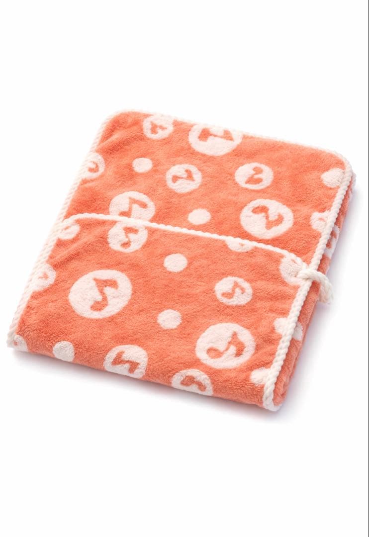 ふわふわ音符フェイスタオル　10枚