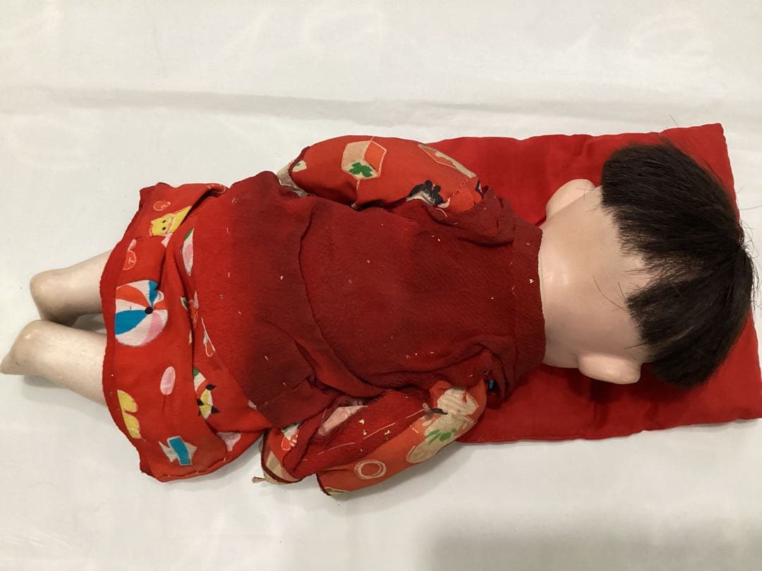 市松人形 赤ちゃん　ビスクドール　大正・昭和　アンティーク人形2体セット