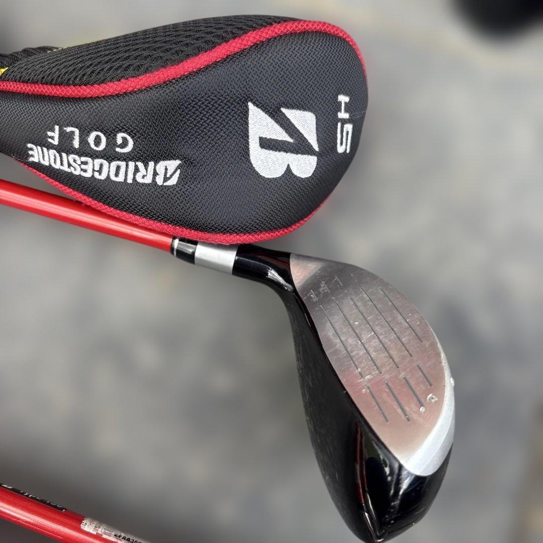 BRIDGESTONE GOLF キャディバッグ クラブセット レッド ジュニア
