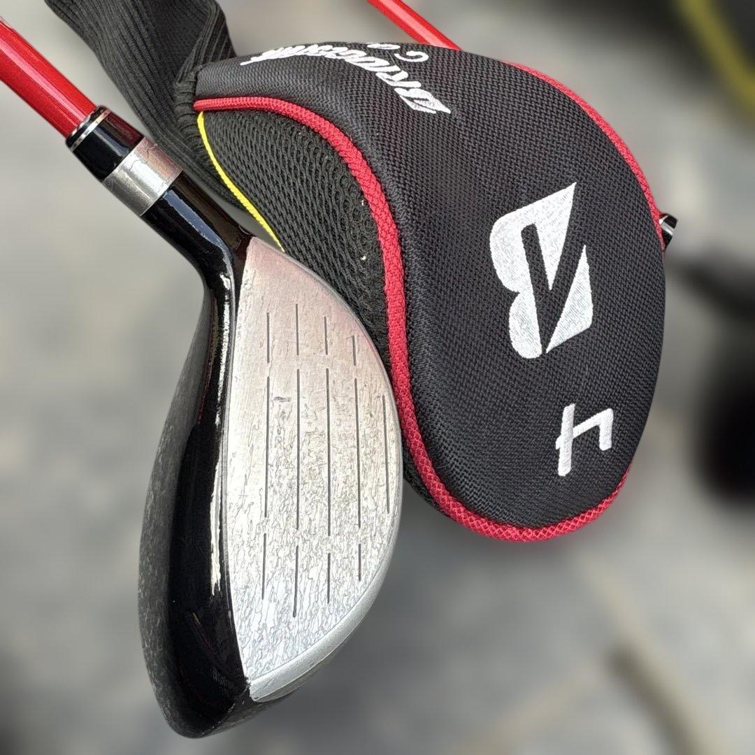 BRIDGESTONE GOLF キャディバッグ クラブセット レッド ジュニア