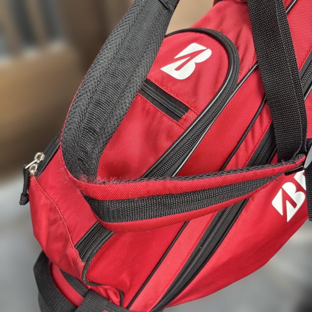 BRIDGESTONE GOLF キャディバッグ クラブセット レッド ジュニア