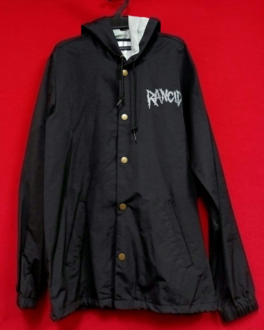 ハードコアパンクバンドRANCIDスカルロゴオフィシャルコーチジャケット