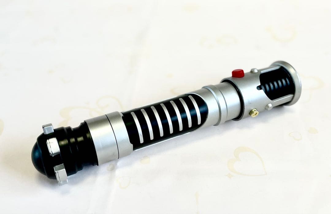 ★廃盤レア！STAR WARSオビワン ライトセイバー 伸縮式 電池式