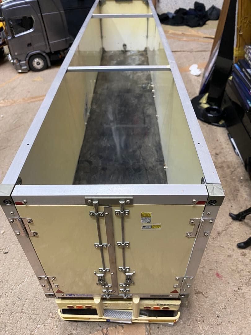 タミヤ　1/14 3軸リーファー　チップ運搬車風トレーラー