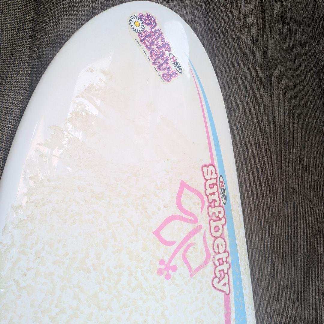 76 NSP Surf Betty ファンボード サーフボード ケース付 送料込