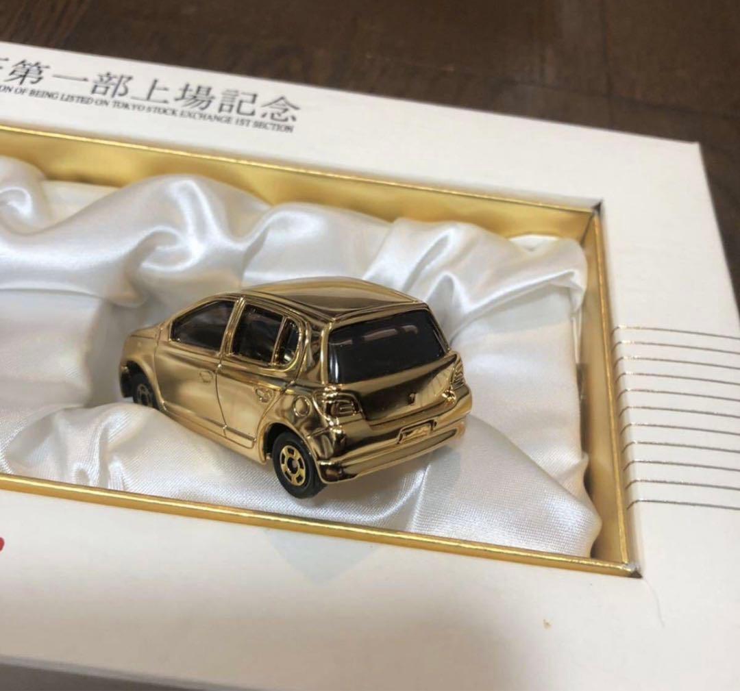 2000年3月1日東証1部上場記念　金メッキトミカ