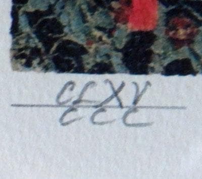 ¥110000⇒¥88000　山下清 長岡の花火 リトグラフ 限定300部6号大