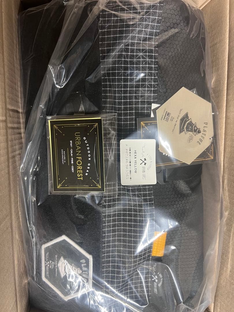 幕男4th.ver　URBAN FOREST タープ イエロー ブラック