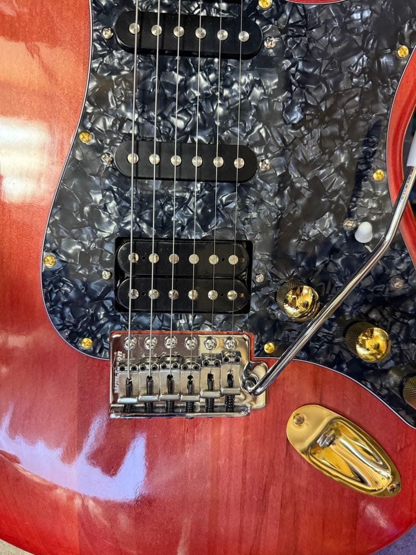 【メンテ済】MODストラトキャスタータイプエレキギターWilkinsonブリッジ