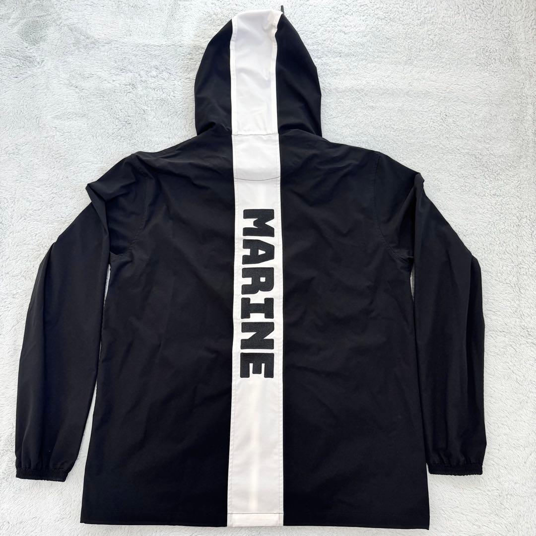 muta MARINE MOVEFIT ストレッチ ダブルジップ パーカー 黒