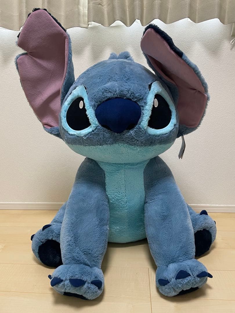 コストコ スティッチ 特大ぬいぐるみ ブランケット付き 未使用品