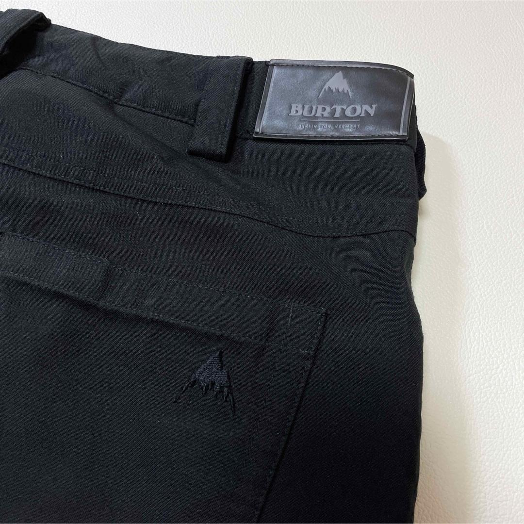 6711 【美品】バートン　パンツ　メンズ　無地　ブラック　スノボウェア