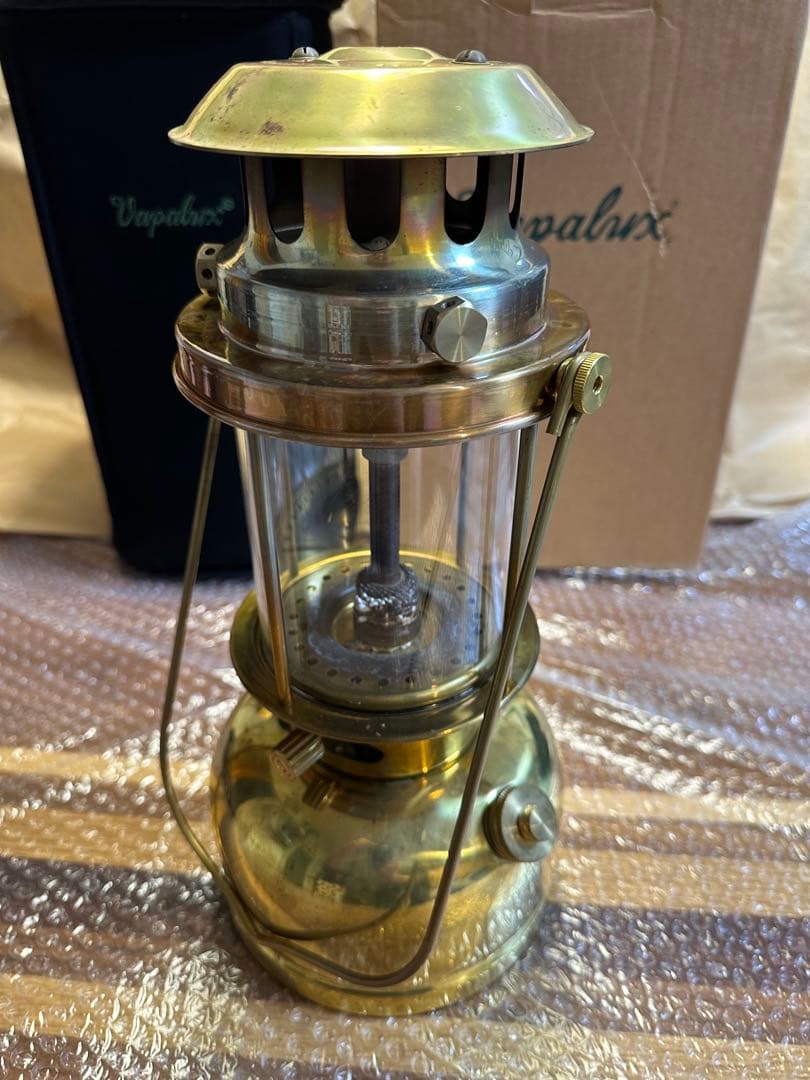 B*n様 Vapalux 300ポリッシュドブラスランタン 真鍮製 収納ケース付