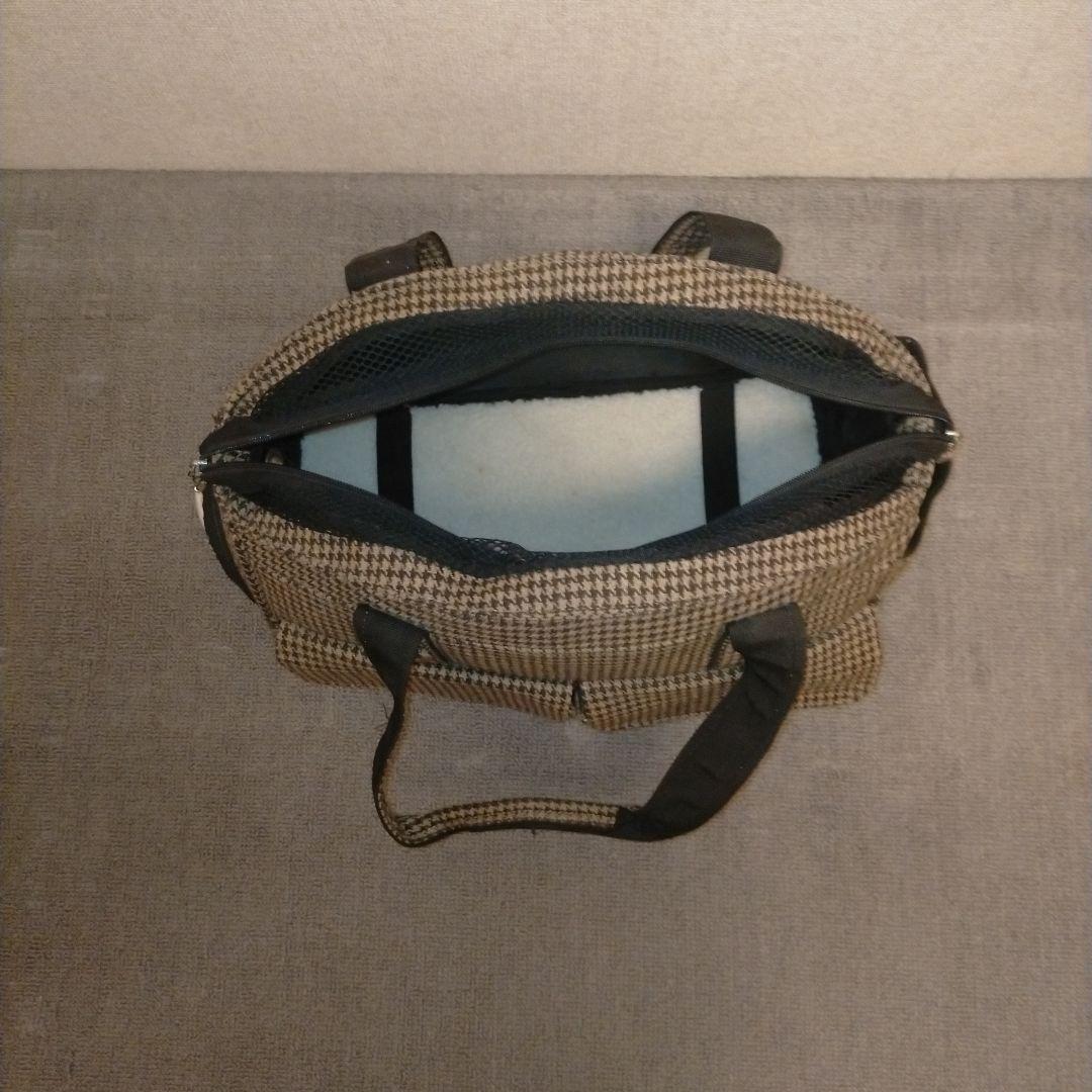 中型犬用チェック柄キャリーバッグ ドッグ＆キャッツ PIPI