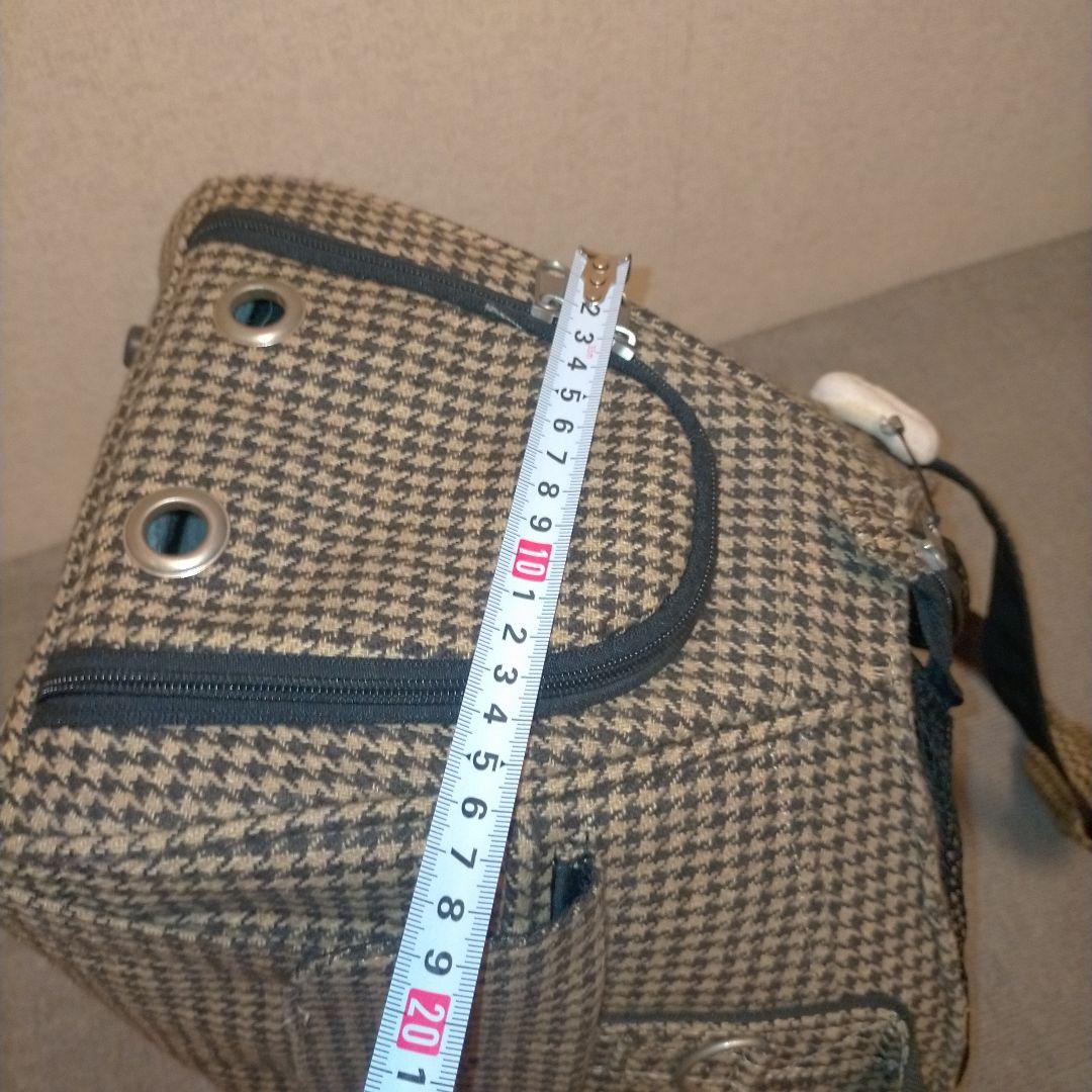 中型犬用チェック柄キャリーバッグ ドッグ＆キャッツ PIPI