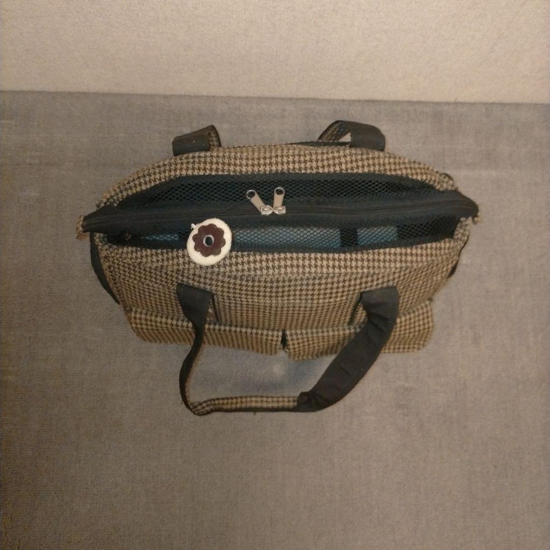 中型犬用チェック柄キャリーバッグ ドッグ＆キャッツ PIPI