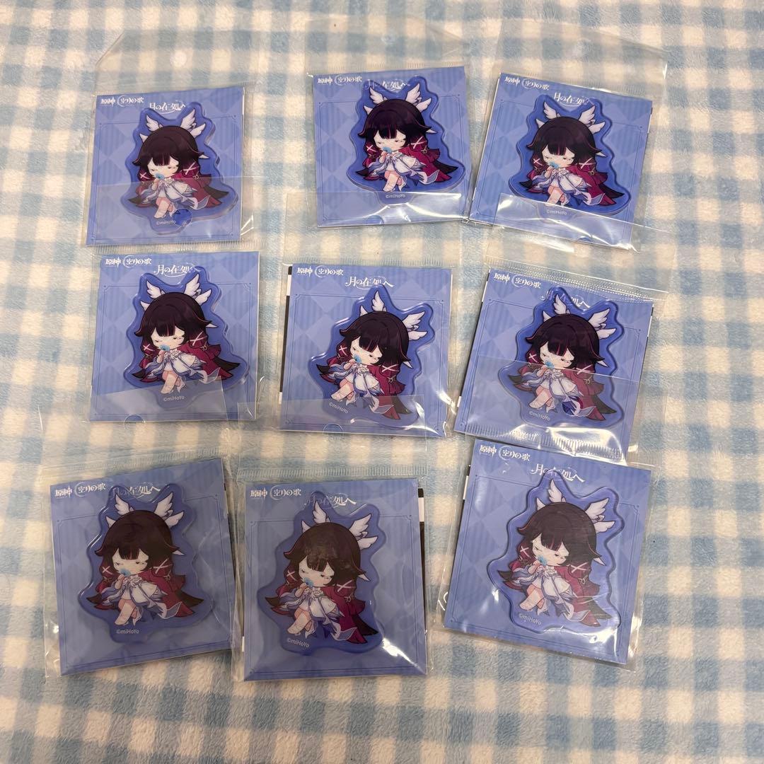 原神　コロンビーナ アクリルマグネット 9個セット