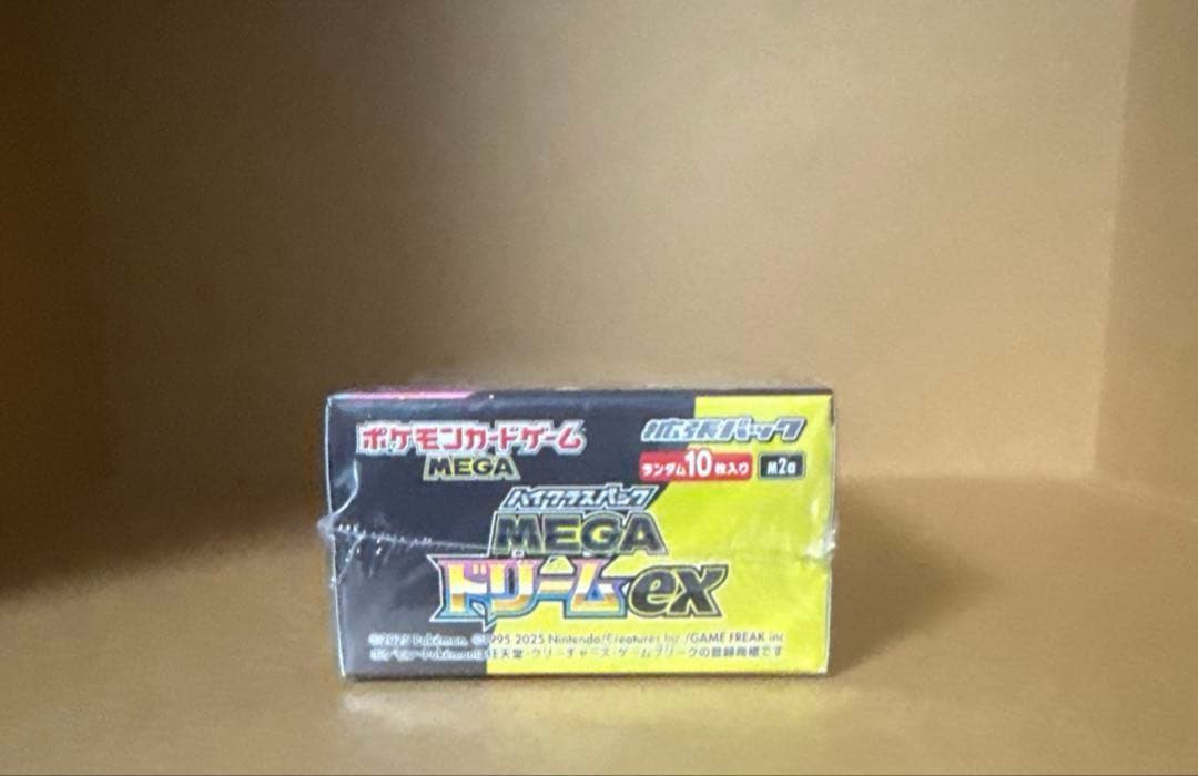 MEGAドリームEX ポケモンカードゲーム BOX シュリンク付 新品未開封品