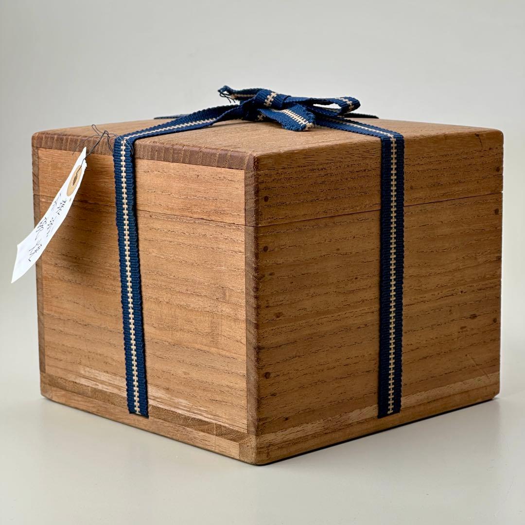 江戸時代 嵯峨焼 楽茶碗 嵐山 茶道具 共箱 骨董品　アンティーク