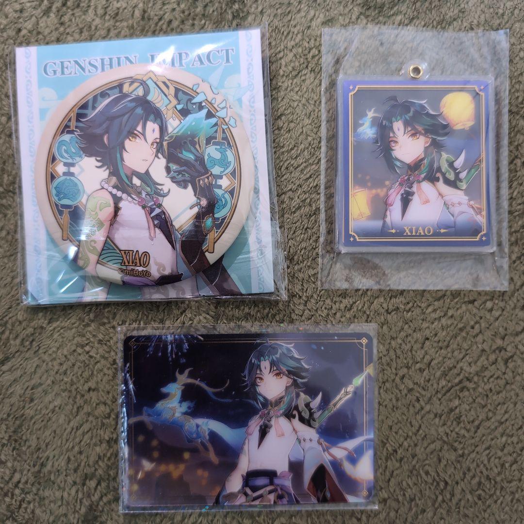 原神　魈　缶バッジ　カード　キーホルダー