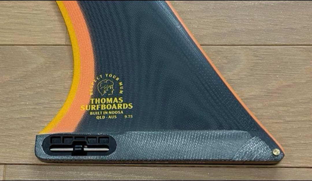未使用 FCS2 THOMAS LONGBOARD FIN 9.75 黒