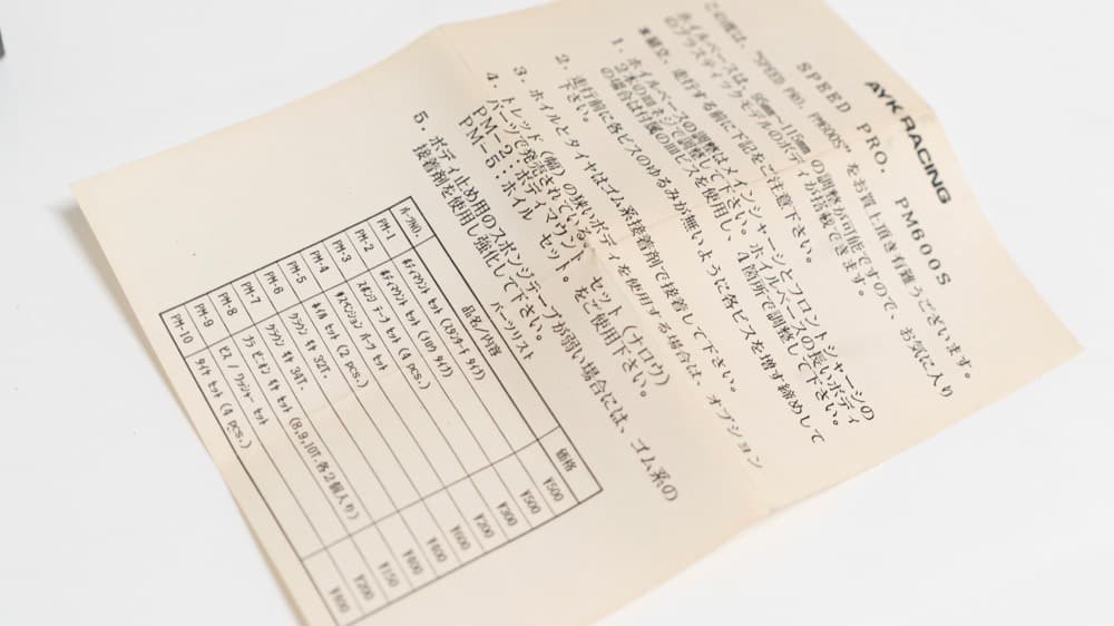 青柳金属工業 AYK SPEED PRO PM600S 1/24 スロットカー