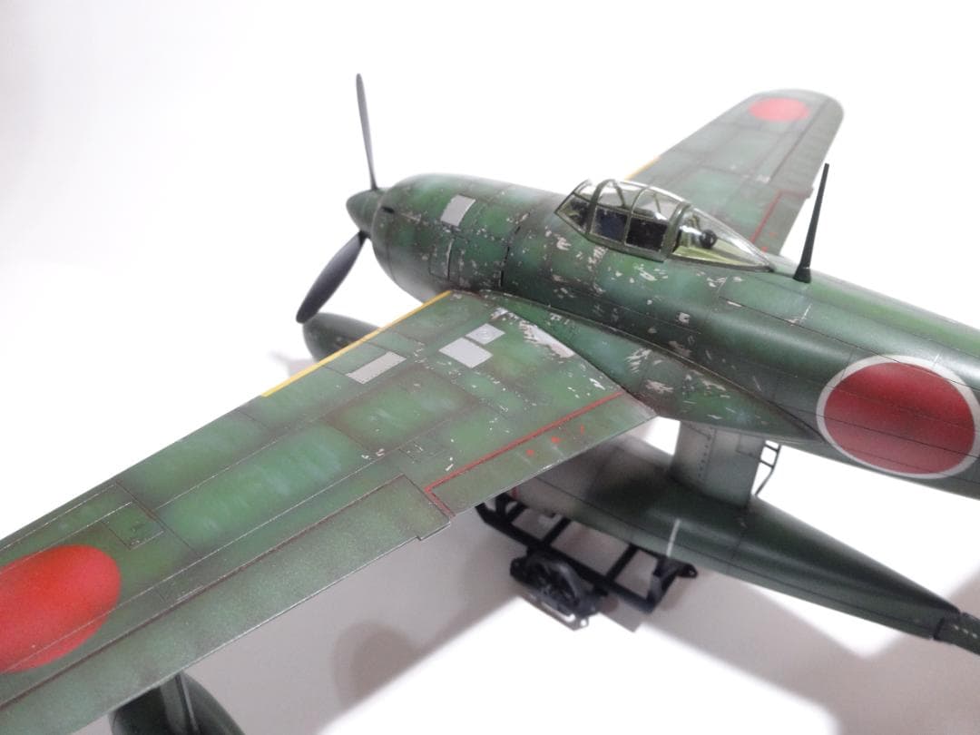 タミヤ1/48水上戦闘機「強風」完成品