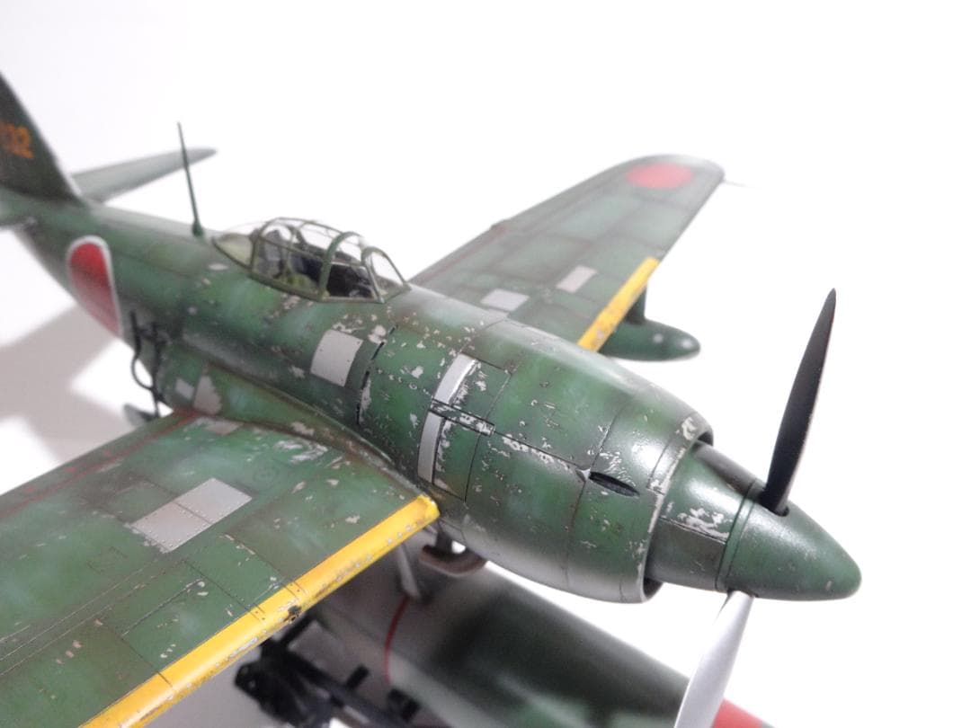 タミヤ1/48水上戦闘機「強風」完成品